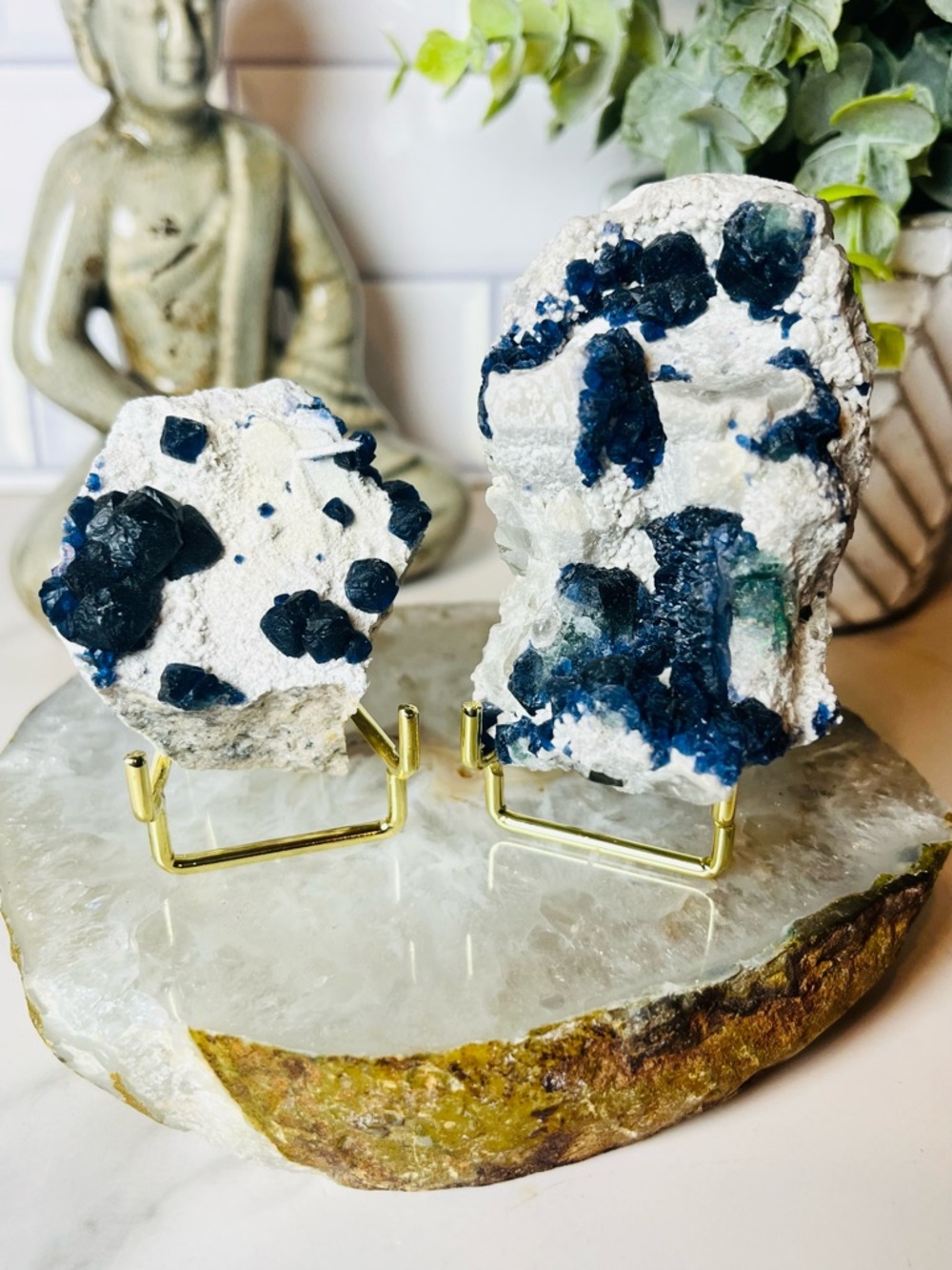 Blueberry 🫐 Fluorite ✨ Set of Two